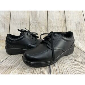 Orthofeet Shoes Womens 7.5 W Lake Charles‎ 701 Black Leather Orthopedic Comfort